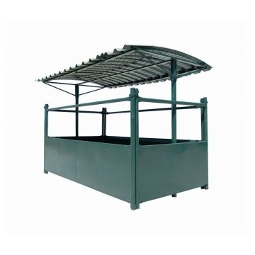 COMEDERO DE VACUNO RECTANGULAR CON TECHO