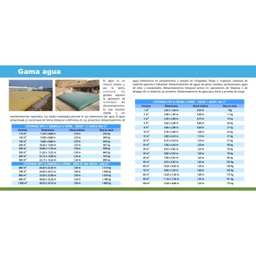 Depositos. Cisternas Flexibles - Almacenamiento de líquidos para agricultura y ganadería.