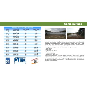 Depositos. Cisternas Flexibles - Almacenamiento de líquidos para agricultura y ganadería.